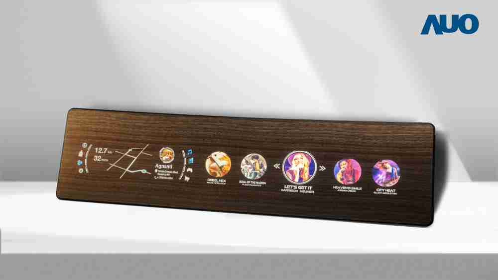 尊龙集团研发全球最高穿透度达80%的AmLED木纹显示器，，，，可于使用时呈现高亮度、、清晰可见的信息，，并在不使用时回归为单纯的饰板，，节能兼具美观